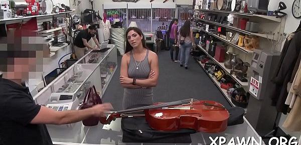  Sex in shop is happening in front of the camera this day